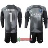 Oficiální Fotbalový Dres Brankářské s Dlouhý Rukáv Paris Saint-Germain Keylor Navas 1 Třetí 2022-23 pro Děti